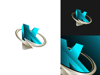 letter K logo innovation