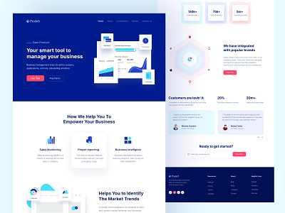 Landing Page :: SAAS Product 3d animation branding design graphic design illustration landing page logo motion graphics saas typography ui ux vector