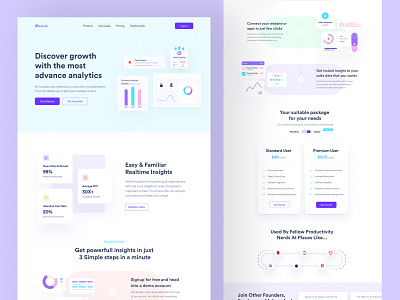 Landing Page :: SAAS Product 3d animation branding design designsystem graphic design illustration landing page logo motion graphics saas saasproduct ui ux vector