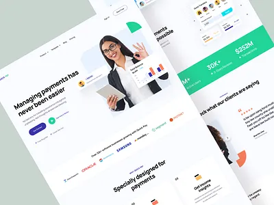 Landing Page :: SaaS Product branding design design system graphic design illustration landing page saas saas landing page ui ux