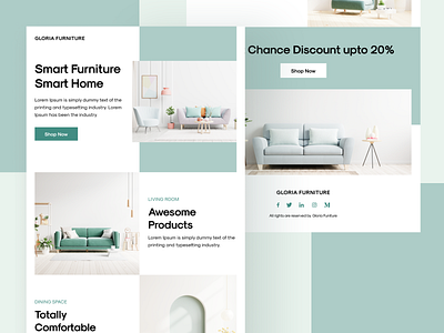 Emailer Design : Furniture Brand