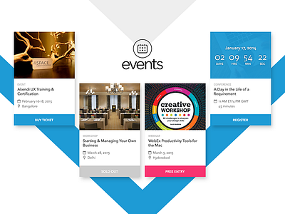 ebevents Homepage