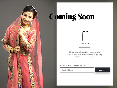 Coming Soon beauty clothing cloths coming soon dress ethnic fit n fash india indian rent web design