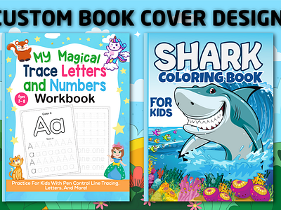 Shark Coloring Book cover