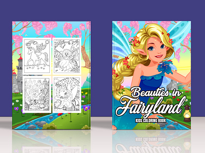Fairyland kids coloring book 3d animation bookcover branding coloringbook design fairyland kids coloring book graphic design illustration kdp logo motion graphics ui vector