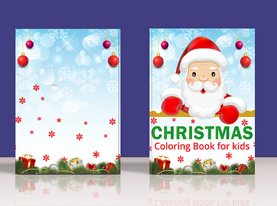 Christmas Coloring book for kids bookcover branding christmas coloring book for kids coloringbook design graphic design illustration kdp logo logo design. ui vector