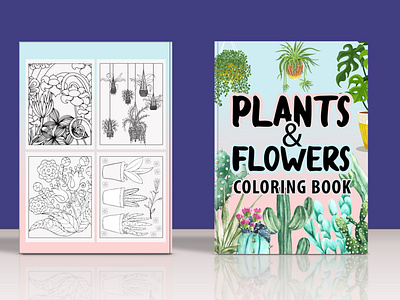 Plants and Flowers coloring book