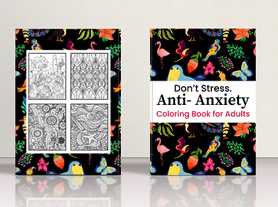 Anxiety Coloring book for adults 3d animation branding graphic design logo logo design. motion graphics