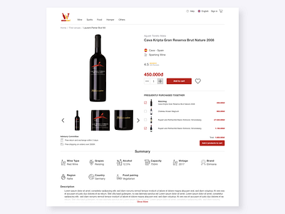 E-Commerce Wine  Detail Product