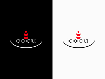 "Cocu" bottle shaped logo branding logo logo design minimalist logo soft drink company logo soft drink logo