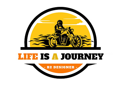 Life Is A Journey || YouTube Channel Do Like Share and Subscribe b2designer graphic design life is a journey logo
