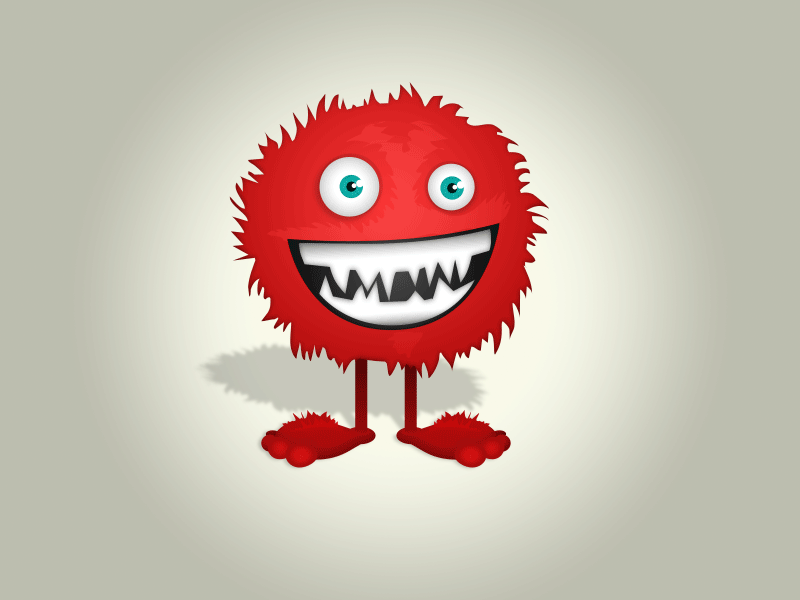 Gif cartoon design game illustrator art design monster psd ui ux