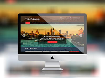 Travel agency Mockup Template design home mi mock up template ui ux web