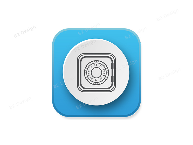 Safe Lock App Icon by Rajender Singh on Dribbble