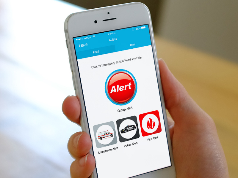 Emergency Alert App by Rajender Singh on Dribbble