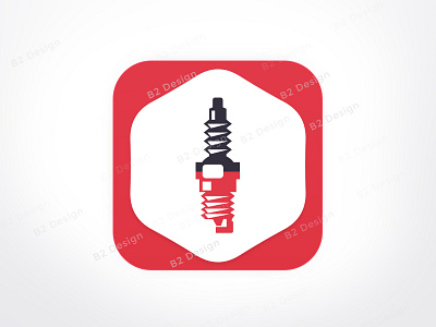 Motor services App icon app b2 design b2.designer design icon motor services