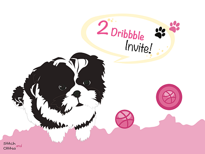 I have 2 Dribbble Invites to giveaway. design webdesign