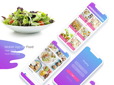 Mobile App Food 2018 uiux