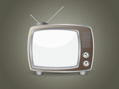 Retro TV-set retro texture tv vector vintage
