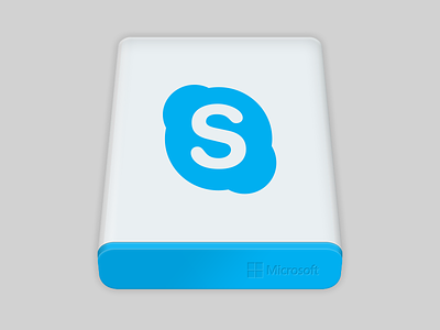 Skype 7 for Mac Installer Icon icon illustration installer mac os skype x