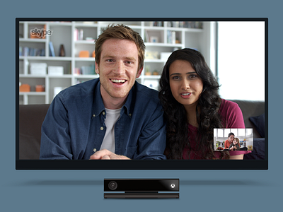Skype for Xbox Video Call largescreen microsoft modern skype tv ui video xbox