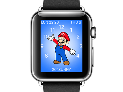 We can dream can't we? apple watch face super mario