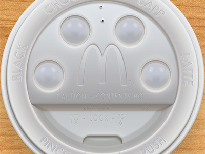 McDonald's Coffee Cup Lid