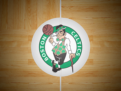 Dribbble Celtics Court basketball boston celtics court ipad iphone nba phone photoshop tablet wallpaper