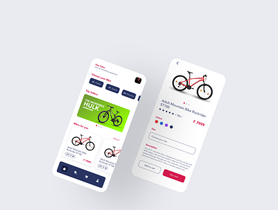 Bike app design app design graphic design ui user interface vector