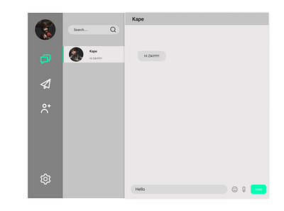 Direct Messaging ui