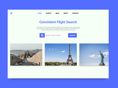 Daily UI :: 068 - Flight Search