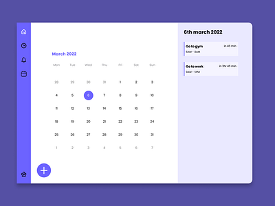 Daily UI :: 071 - Schedule