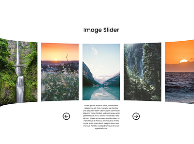 Daily UI :: 072 - Image Slider design ui ux