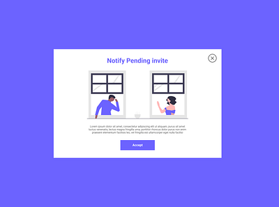 Daily UI :: 078 - Pending Invitation app design ui ux