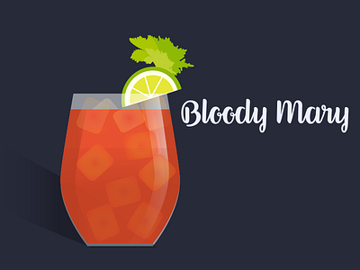 Bloody Mary bloody mary cocktail drink illustration tomato