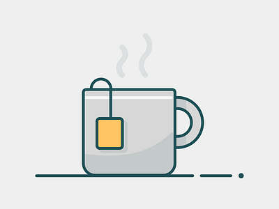Tea cup illustration