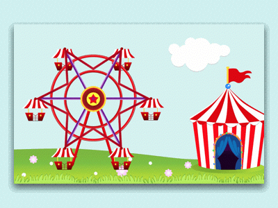 Сircus balloon circus ferris fun mood principle wheel