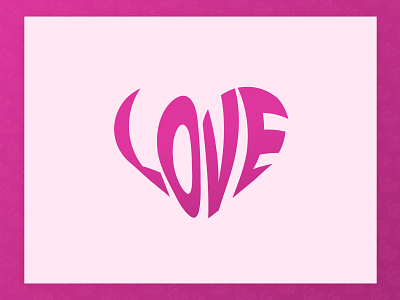 love envelope 01 design heart illustration love typography vector