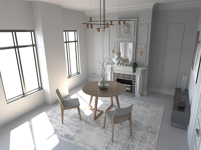 Visualization of apartment renovation in the RS "Etalon" 3d
