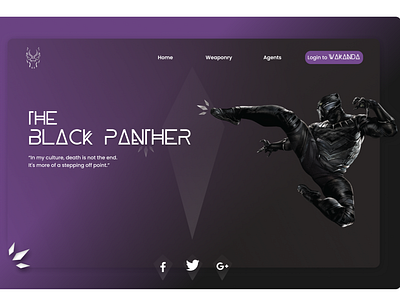 The black Panther black panther tchalla ui