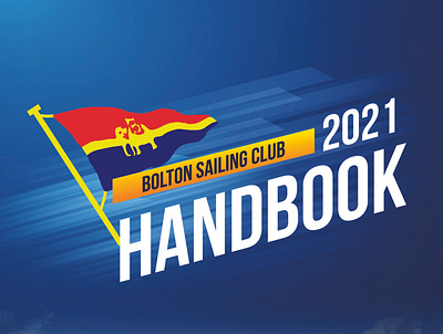 Bolton Sailing Club- Handbook design graphic design typography