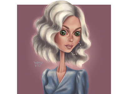 Stylized portrait characterart didgital illustration illustration portrait procreate stylization