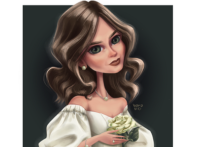 Stylized portrait