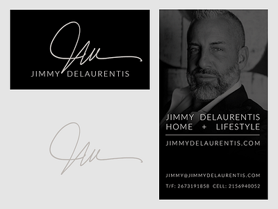 Jimmy DeLaurentis Business Card adobe photoshop business card design graphic home interior design lifestyle