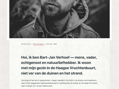 Revamping my personal site blog dutch grunge minimal nederlands personal website san fransisco font texture typography webdesign