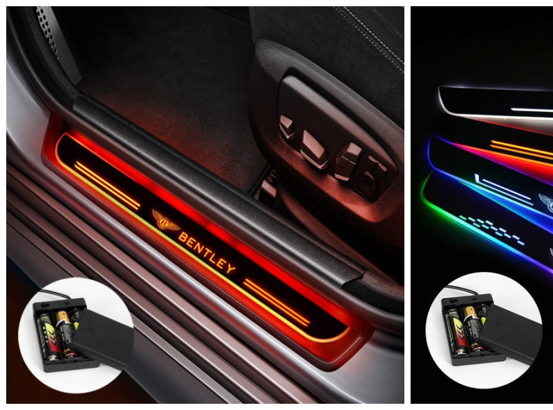 Bentley logo LED door sill by AoonuAuto on Dribbble