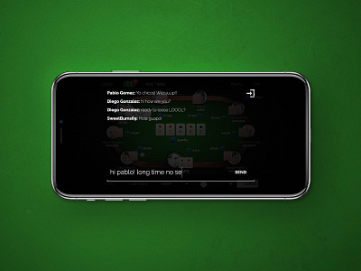 Poker App Players Communication