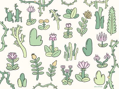 Plant !! art color design draw drawing flower illustration illustrations plant