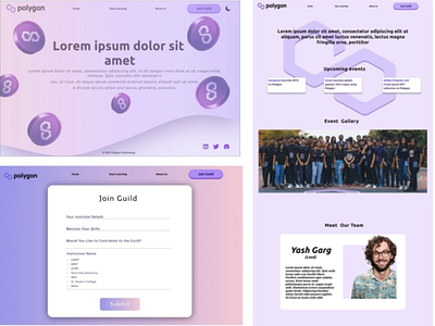 Polygon Website UI