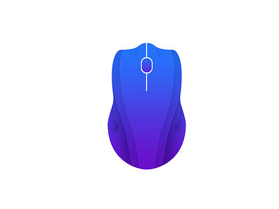 mouse branding icon illustration logo